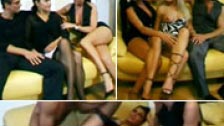 Sandra Russo y Laura Angel echándose una orgía