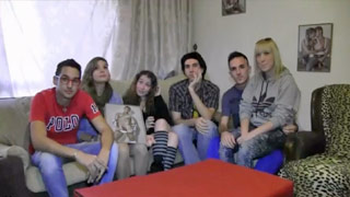 Fabulosa orgía de jóvenes españoles organizada por Brunoymaria