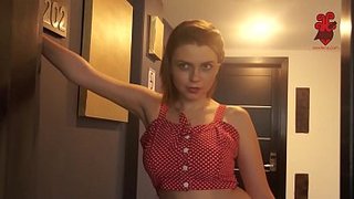 La tetona rusa Marina Visconti mamando verga de pendejo mexicano