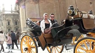 Viaje romántico de Elvis y Amanda a la hermosa Sevilla