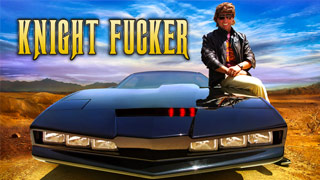 Parodia porno de El Auto Increíble. Michael Knight cogiendo en el taller