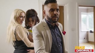 FAKE REMOVALS - Dos de los vatos se cogen a una rubia caliente casada