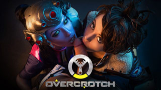 Parodia de Overwatch XXX - Tracer y Widowmaker comparten verga