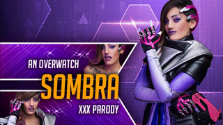 Parodia de Overwatch XXX - Sombra demuestra sus habilidades de hacker y cogiendo