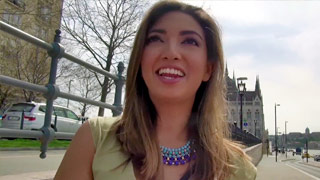 Dándole por el trasero a una linda mexicana. Frida Sante