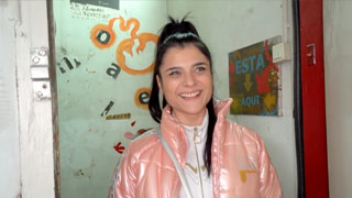 Primer casting porno de Nadja Lapiedra. ¡Qué ojazos azules!