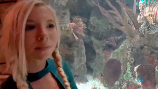 Sexo tras visitar el acuario. Kenzie Reeves