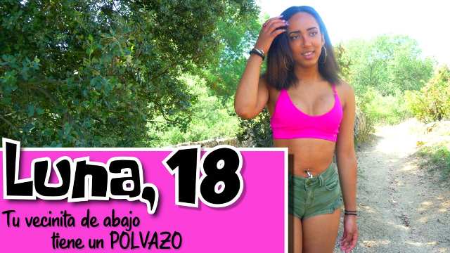 La teen ligerilla se apunta a las CITAS AL DESNUDO! Hoy mojas, LunaBlack