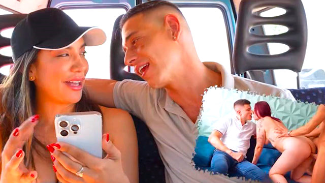 Daniela Melo no se resiste al pedazo de verga de Sergio Lagos y se lo coge en la calle