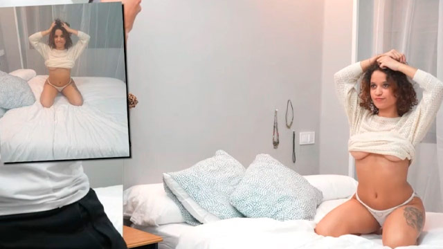 Soy Elena de la Vega y engaño a mi compa para que me tome fotos y luego echar pasión